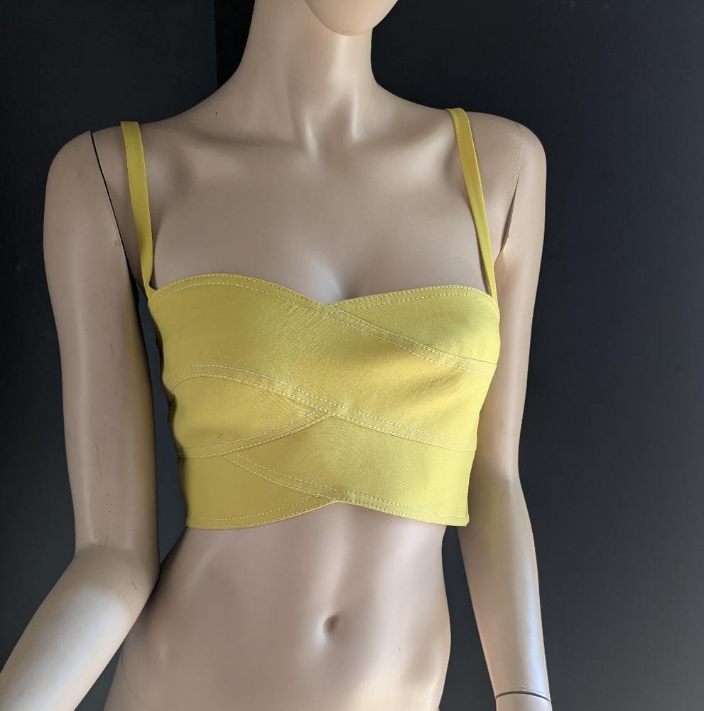 MONSE Vibrant Yellow Fabric